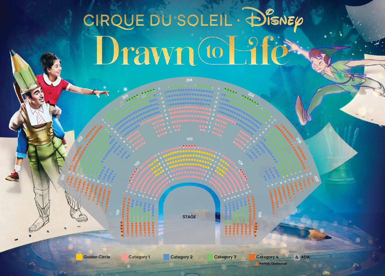 Drawn to Life presented by Cirque du Soleil & Disney